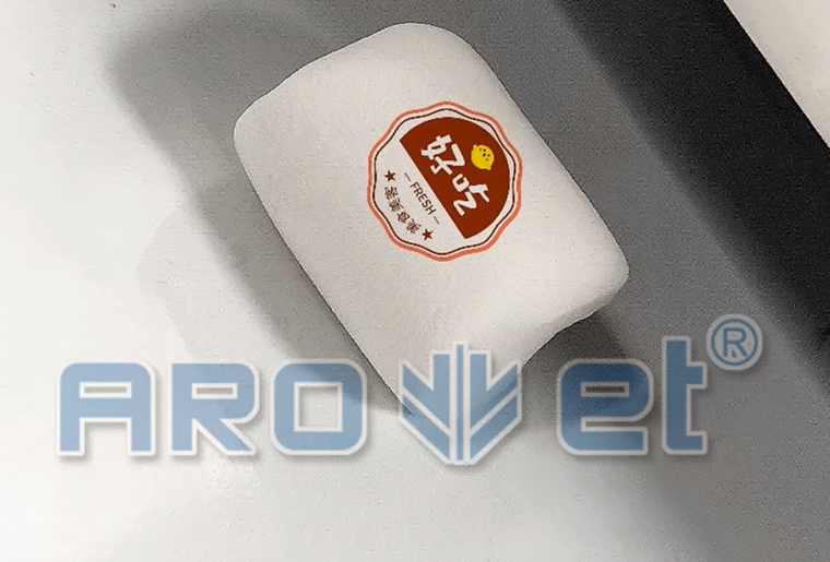 抖圈捷S-2彩色喷墨设备在棉花糖上喷印个性图案
